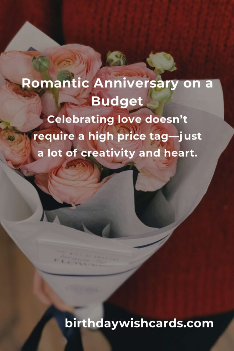 Affordable and Romantic Anniversary Ideas: Celebrate Love on a Budget