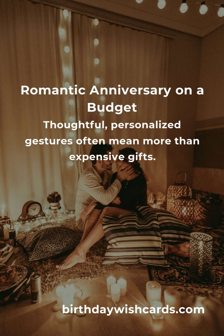 Affordable and Romantic Anniversary Ideas: Celebrate Love on a Budget