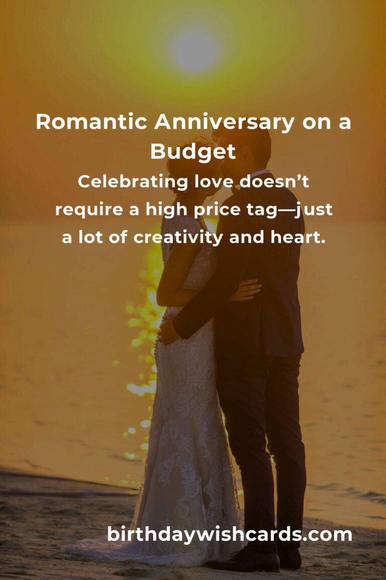 Affordable and Romantic Anniversary Ideas: Celebrate Love on a Budget