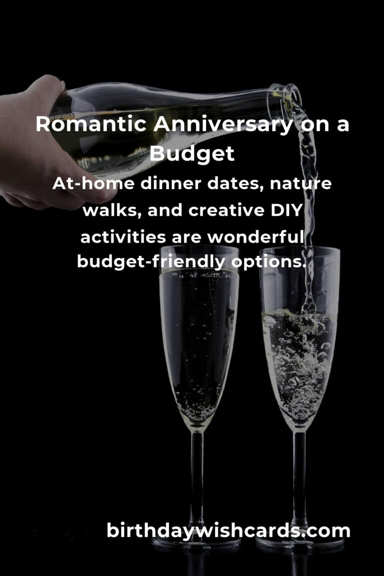 Affordable and Romantic Anniversary Ideas: Celebrate Love on a Budget