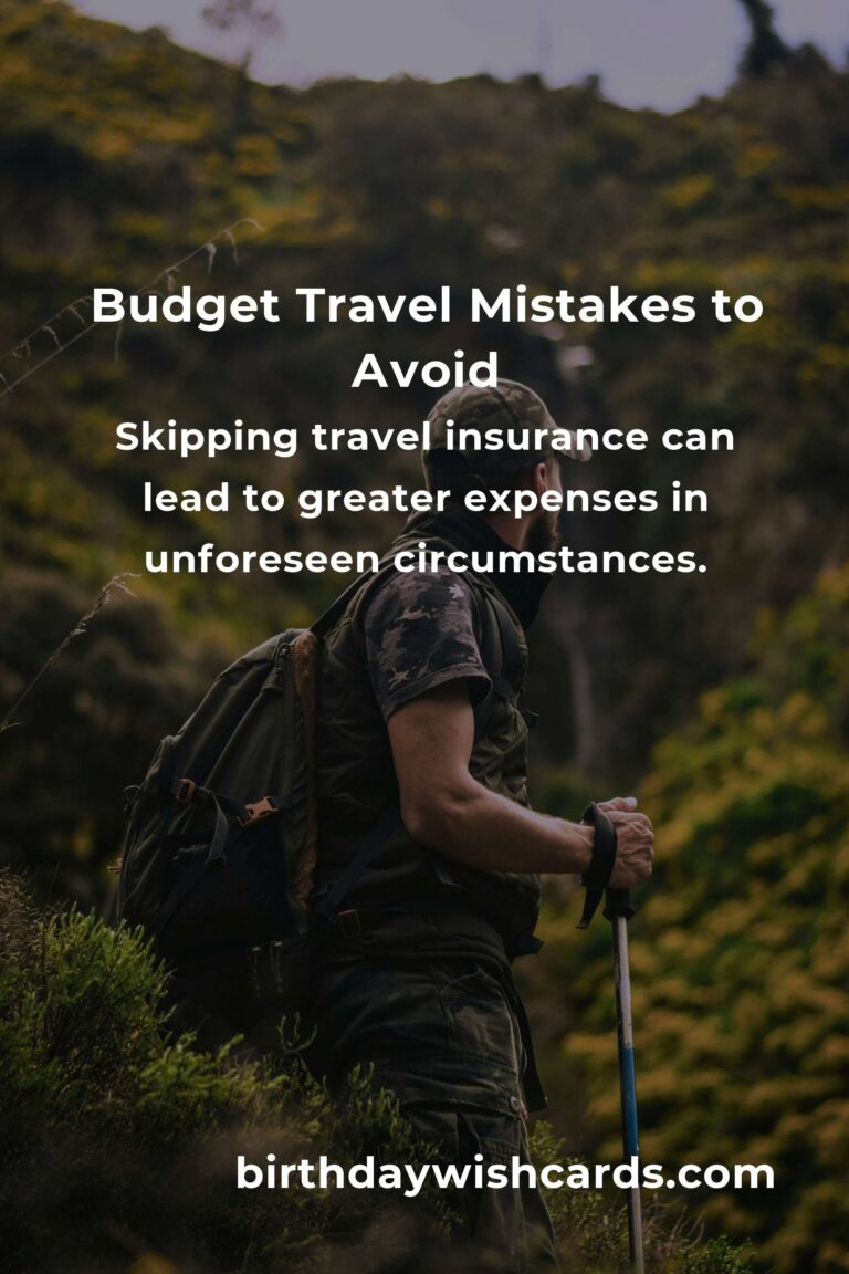 Avoid These Common Mistakes in Budget-Friendly Travel Planning