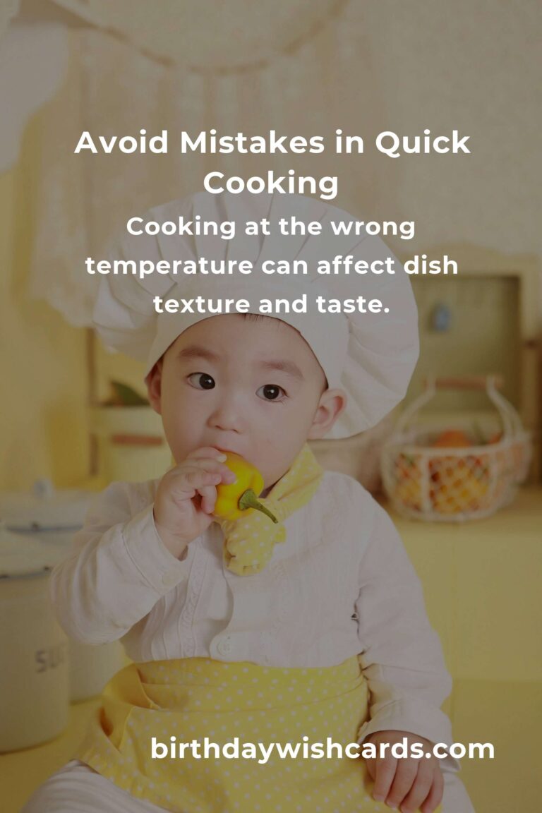 Avoid These Common Mistakes in Quick Cooking Basics