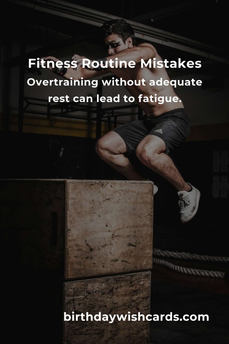 Avoiding Common Mistakes in Fitness Routines for Optimal Results