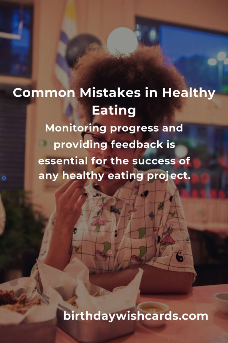 Avoiding Common Mistakes in Healthy Eating Projects