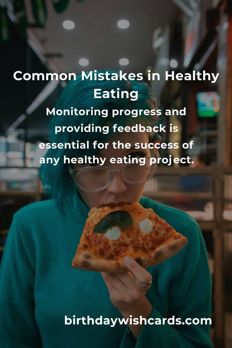 Avoiding Common Mistakes in Healthy Eating Projects