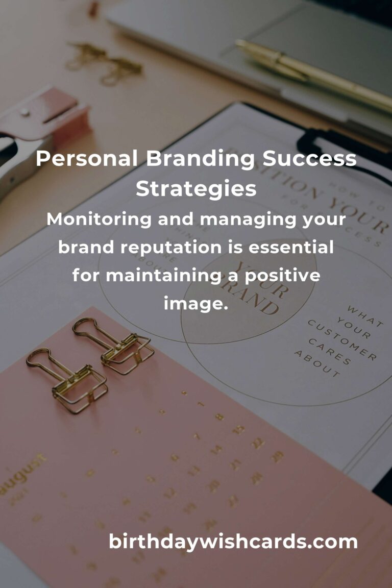 Avoiding Common Mistakes in Personal Branding Lessons for Success