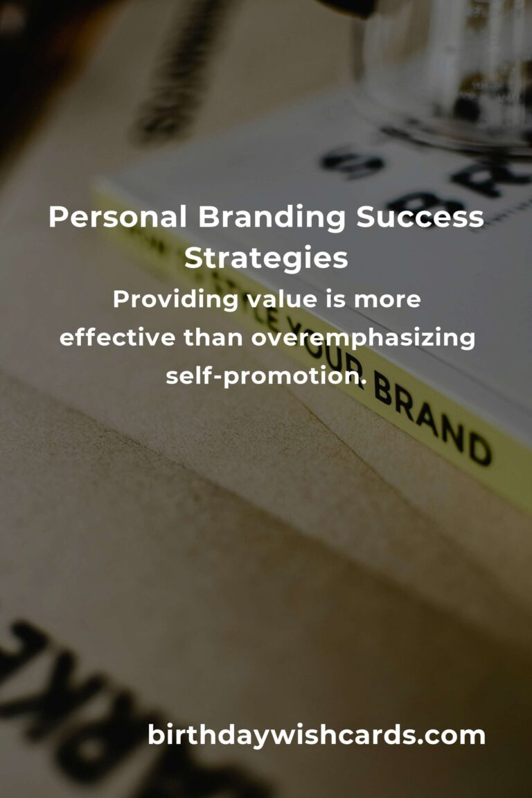 Avoiding Common Mistakes in Personal Branding Lessons for Success