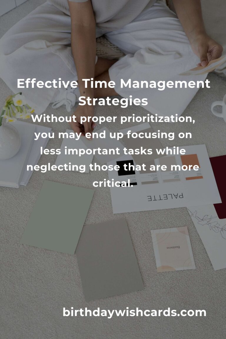 Avoiding Common Mistakes in Time Management for Enhanced Productivity