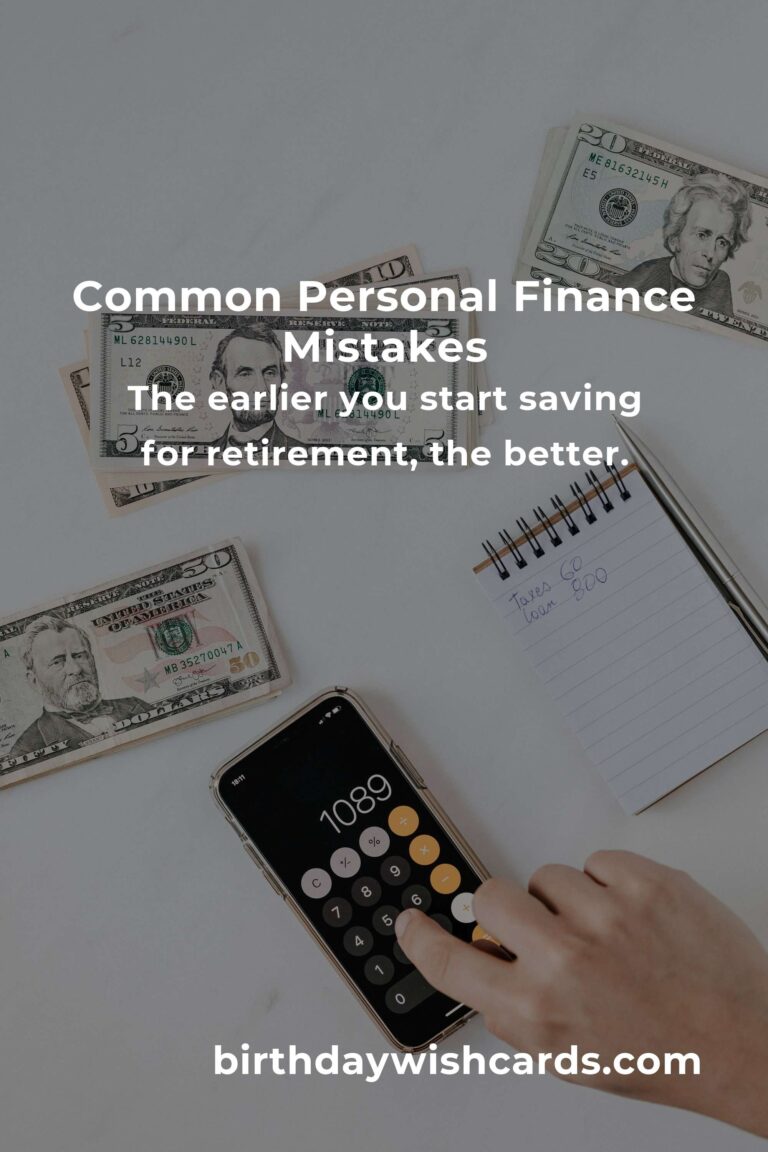 Avoiding Common Quick Personal Finance Mistakes