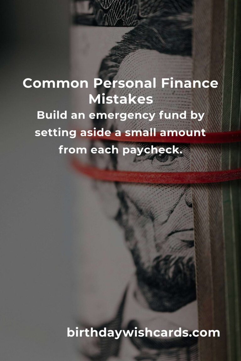 Avoiding Common Quick Personal Finance Mistakes