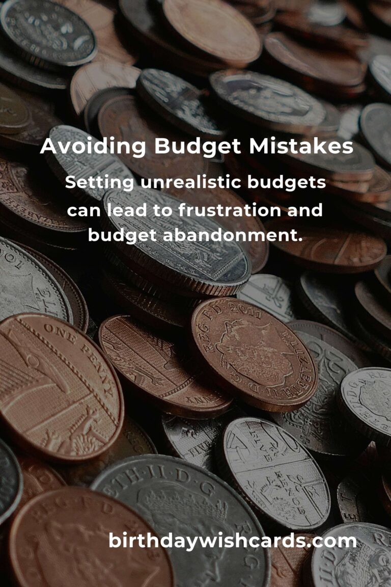Avoiding Pitfalls: Common Mistakes in Budget-Friendly Budgeting