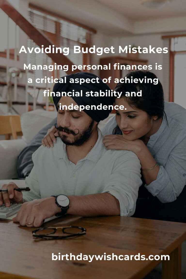 Avoiding Pitfalls: Common Mistakes in Budget-Friendly Budgeting