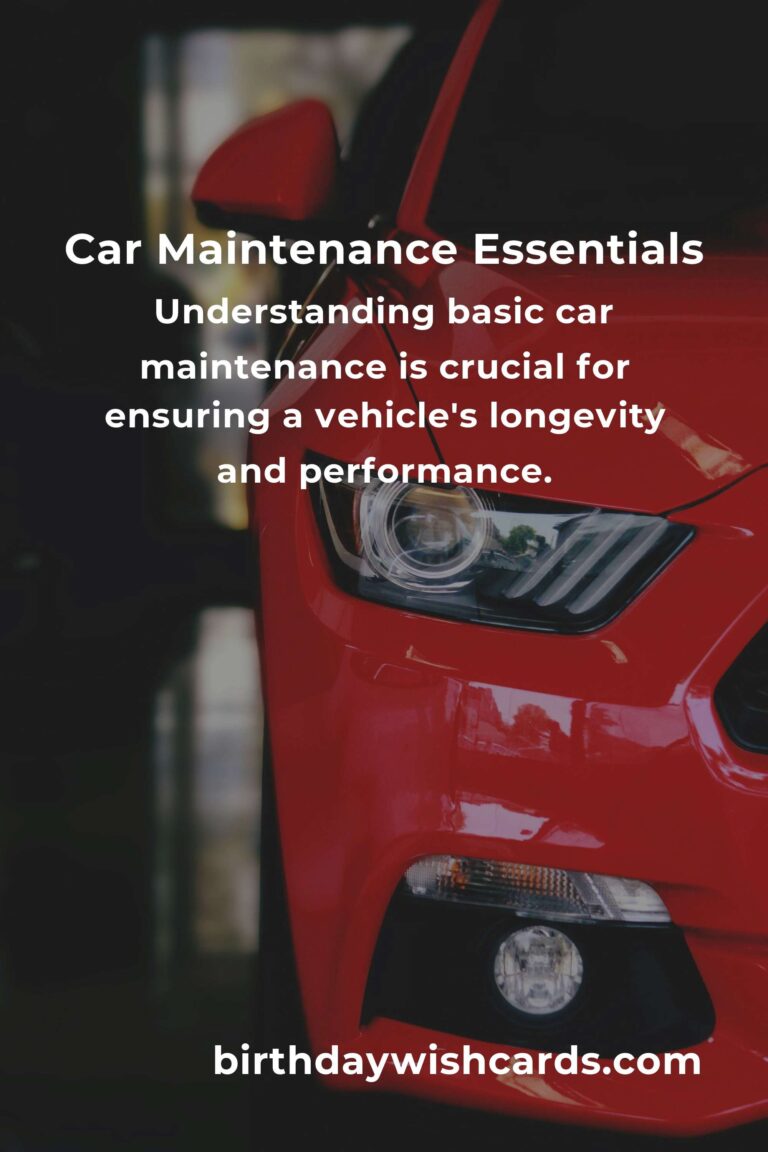 Beginner’s Guide to Car Maintenance: Essential Tips for New Drivers
