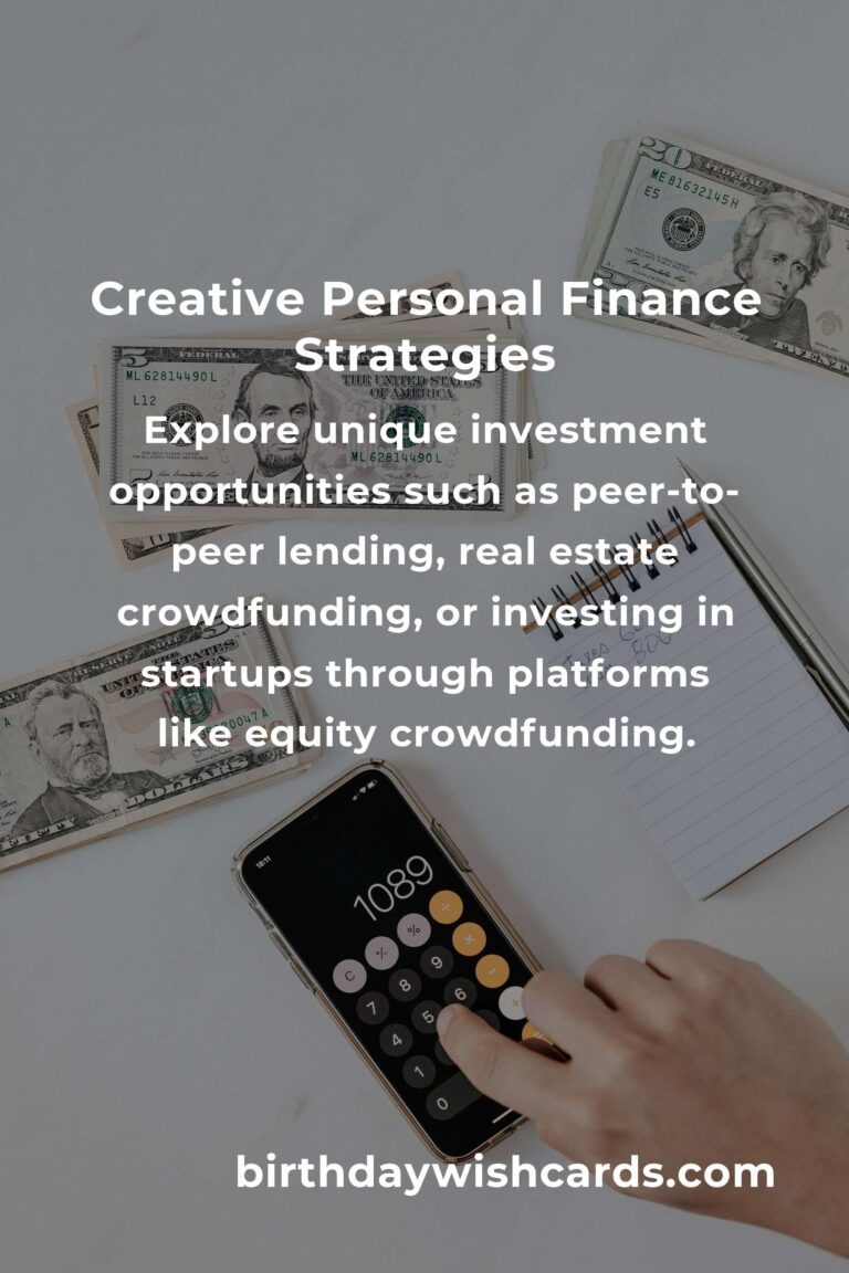 Beginner's Guide to Creative Personal Finance: Innovative Strategies for Financial Success