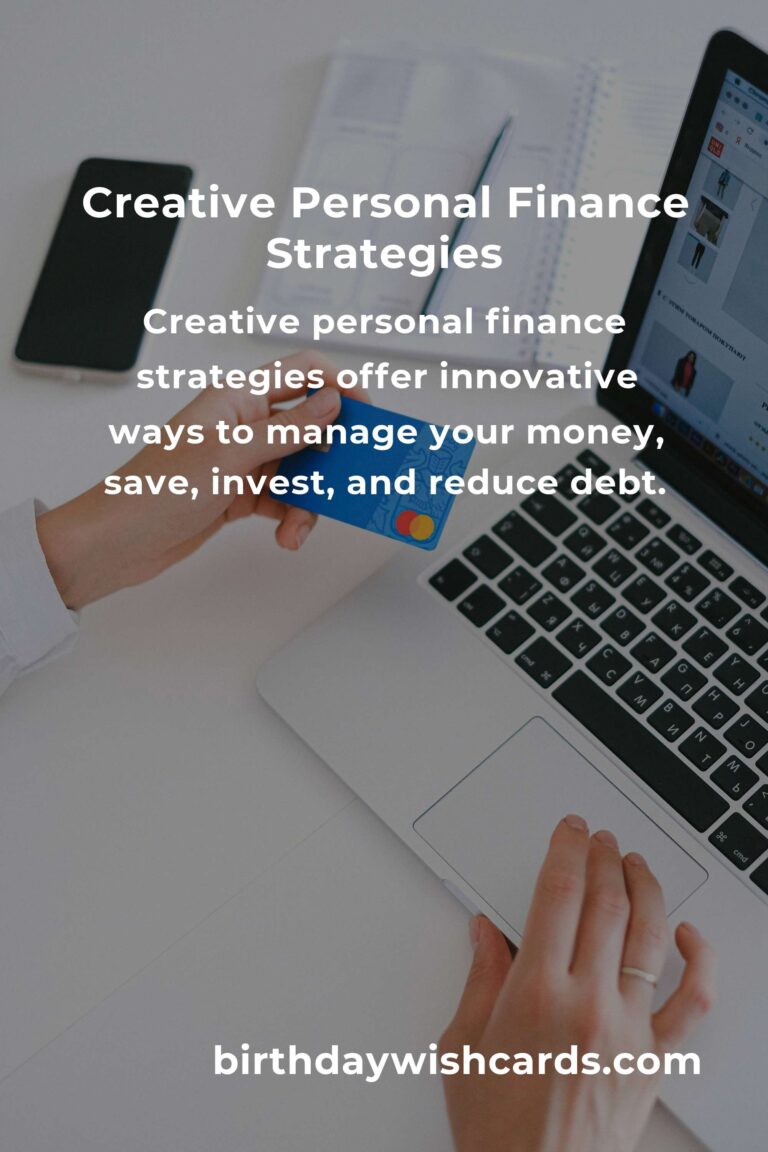 Beginner's Guide to Creative Personal Finance: Innovative Strategies for Financial Success
