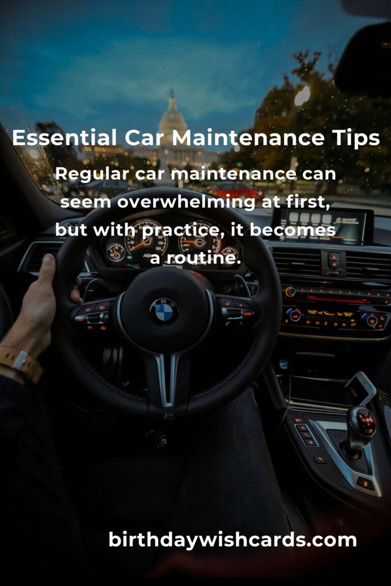 Beginner's Guide to Essential Car Maintenance Ideas