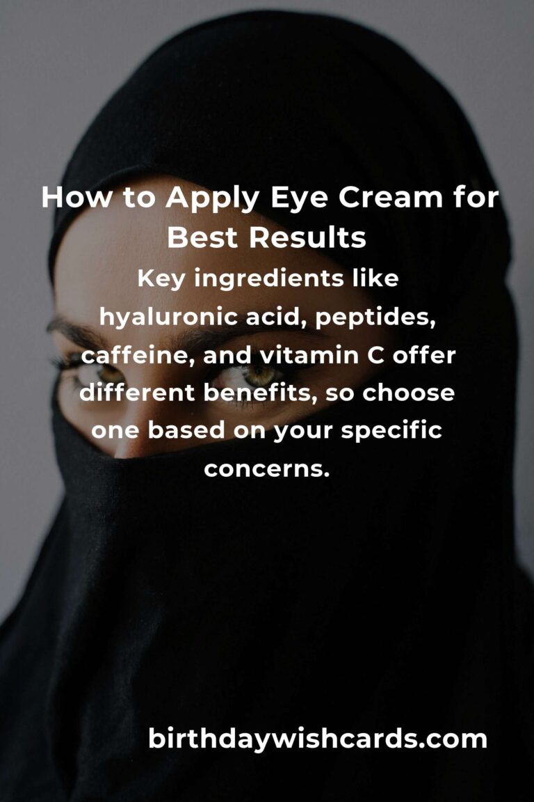 Beginner’s Guide to Eye Creams: What to Know for Brighter, Youthful Eyes