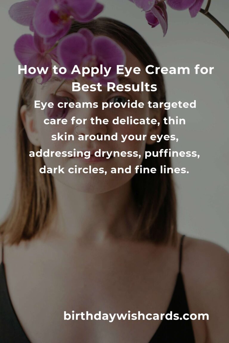 Beginner’s Guide to Eye Creams: What to Know for Brighter, Youthful Eyes