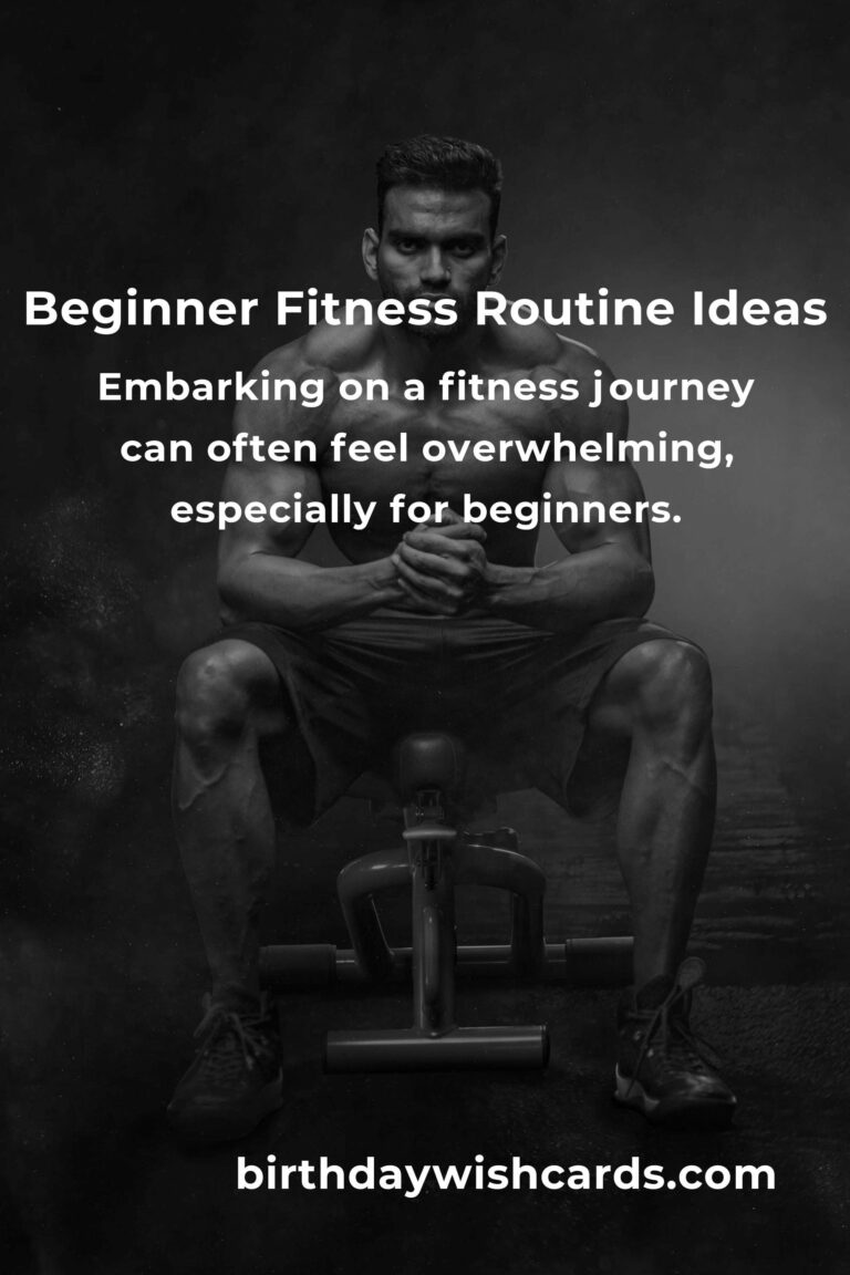 Beginner’s Guide to Fitness Routines: Ideas to Kickstart Your Journey