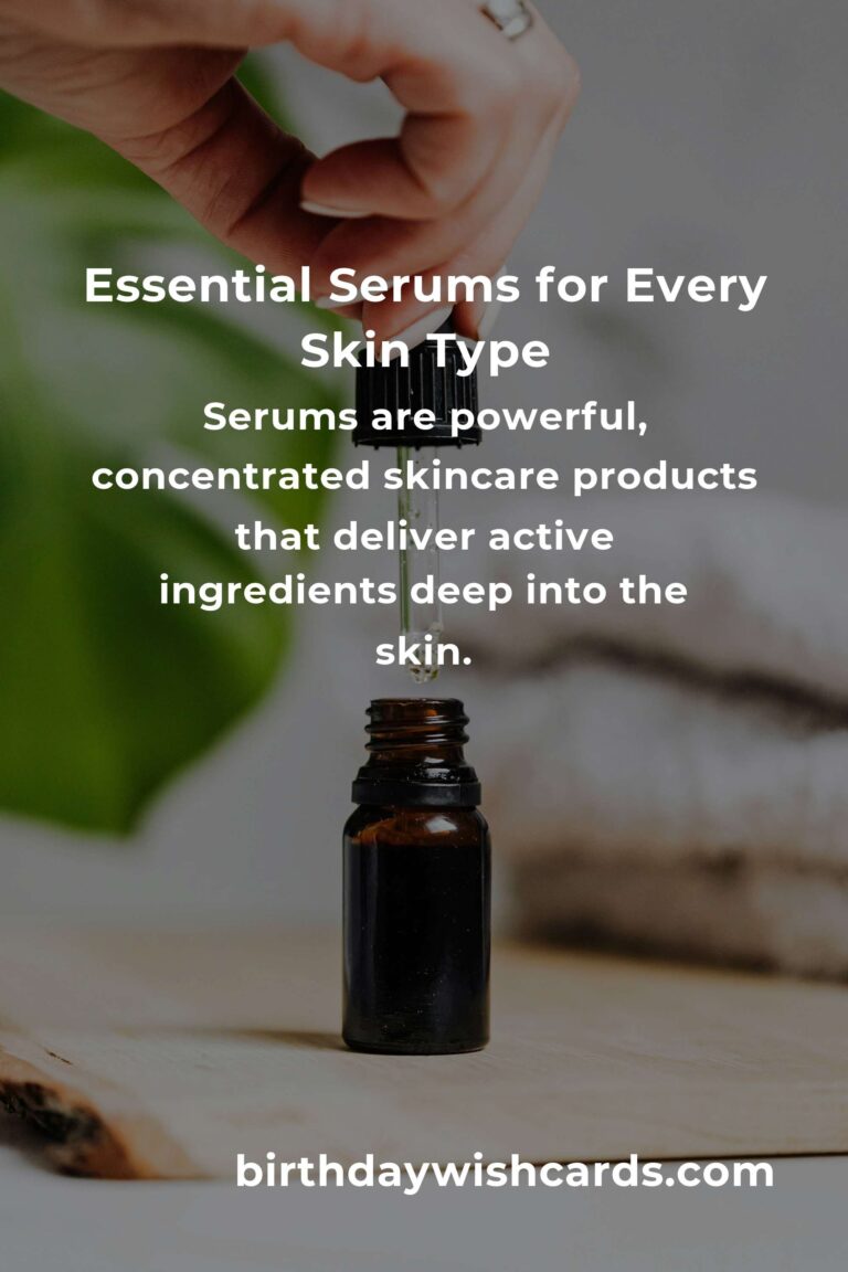 Beginner’s Guide to Serums: What You Need to Know for Glowing Skin