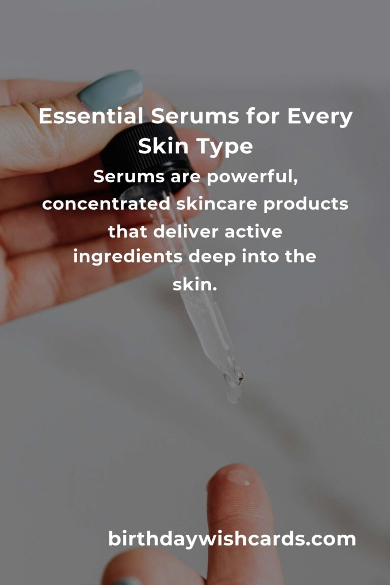 Beginner’s Guide to Serums: What You Need to Know for Glowing Skin