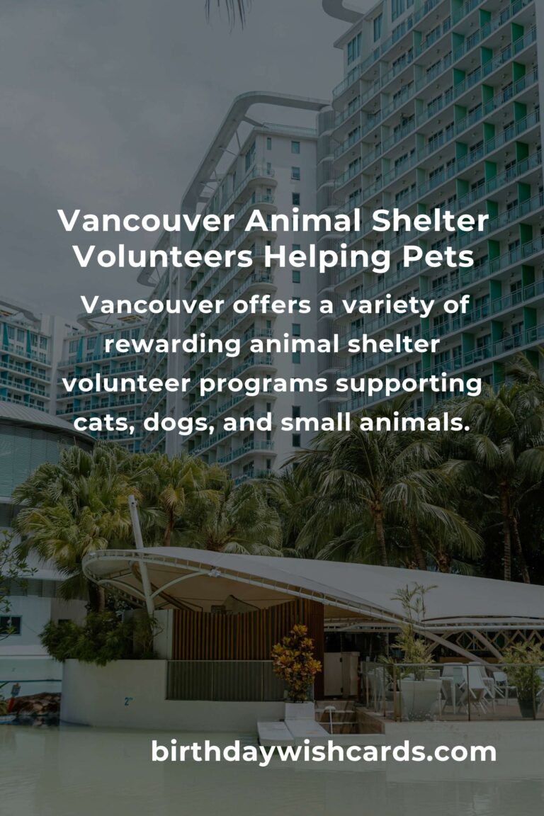 Best Animal Shelter Volunteer Programs in Vancouver: A Complete Guide