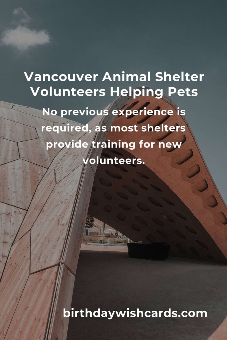 Best Animal Shelter Volunteer Programs in Vancouver: A Complete Guide