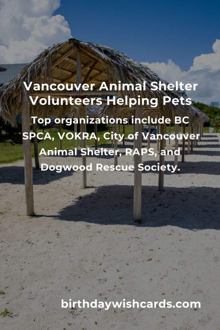 Best Animal Shelter Volunteer Programs in Vancouver: A Complete Guide