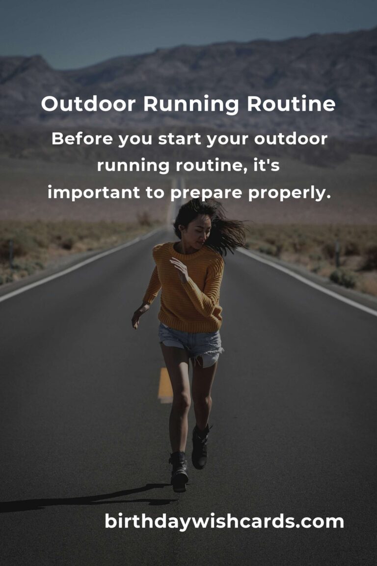 Best Home Outdoor Running Routine for Fitness Enthusiasts