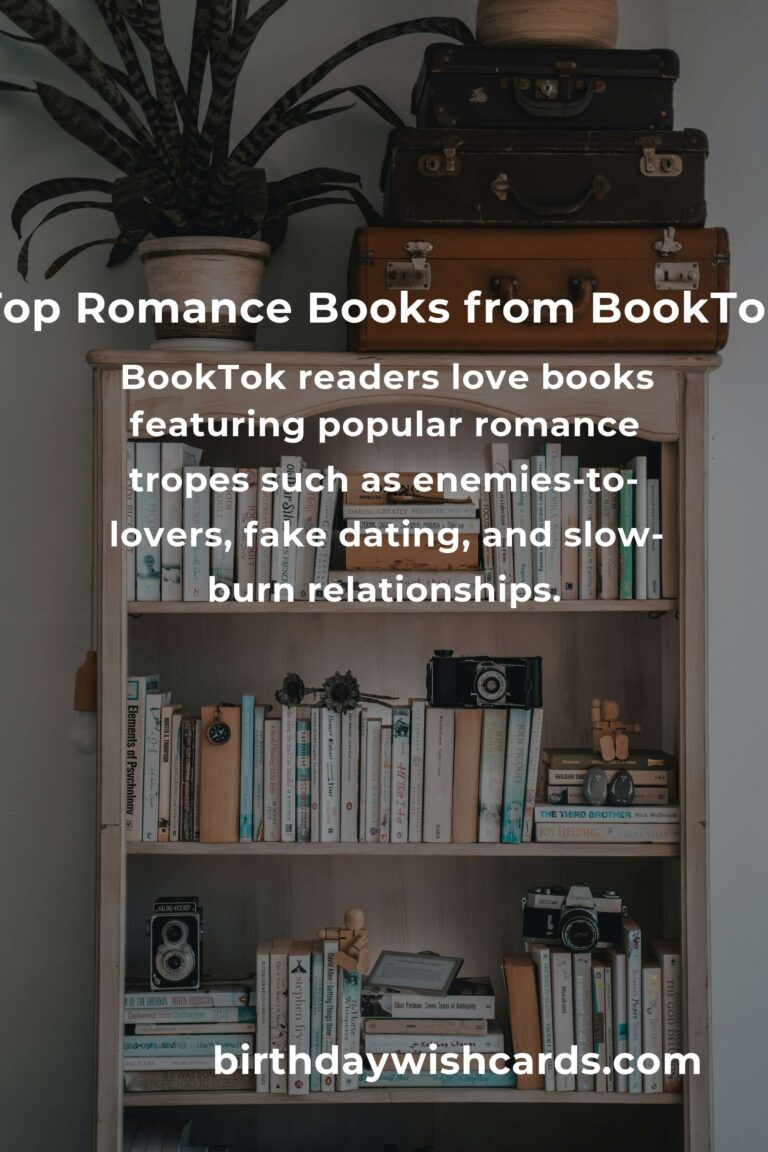 Best Romance Books Recommended by BookTok: Must-Reads for Every Romance Lover