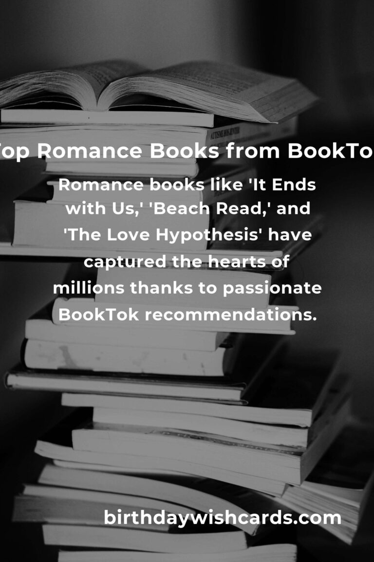 Best Romance Books Recommended by BookTok: Must-Reads for Every Romance Lover