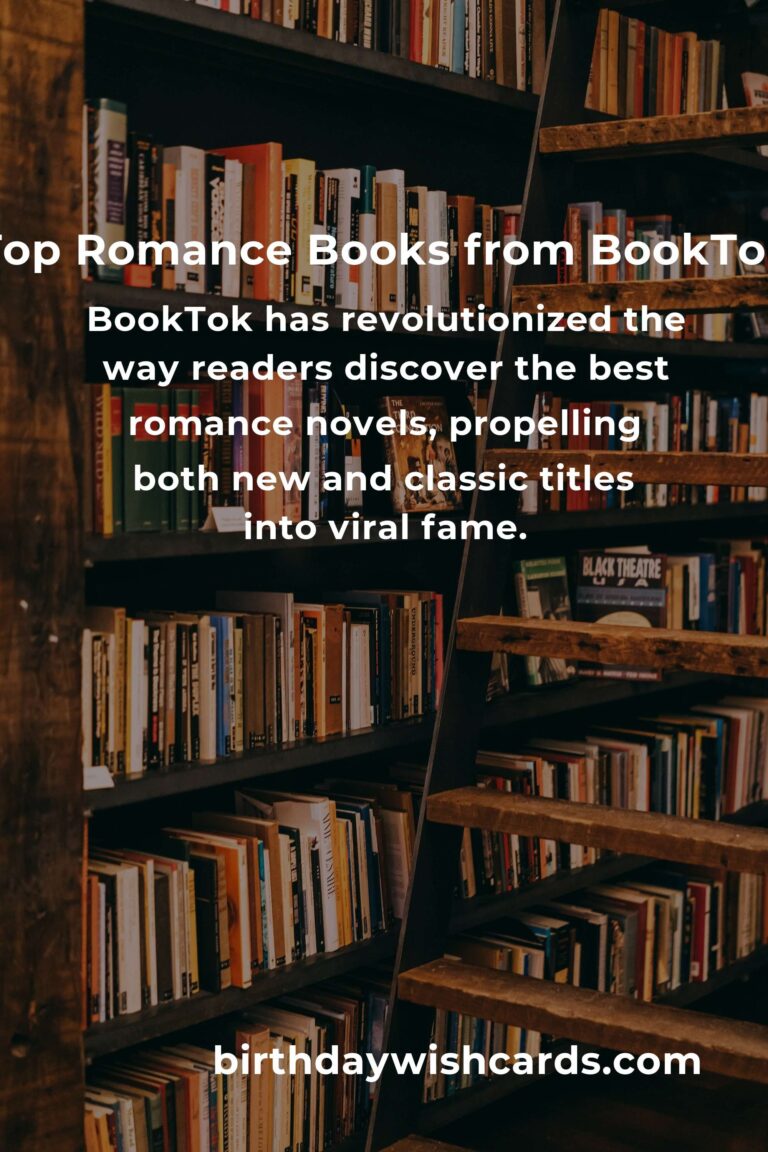 Best Romance Books Recommended by BookTok: Must-Reads for Every Romance Lover