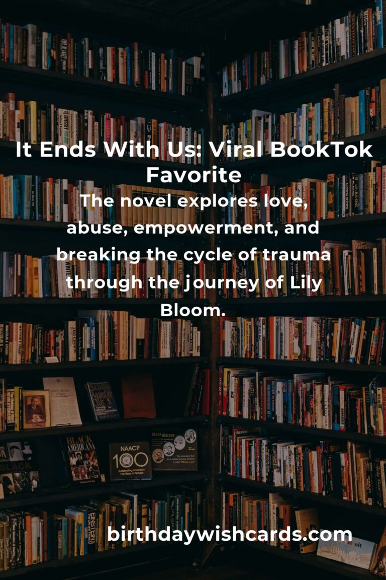 BookTok Made Me Read It: An In-Depth Review of 'It Ends With Us'