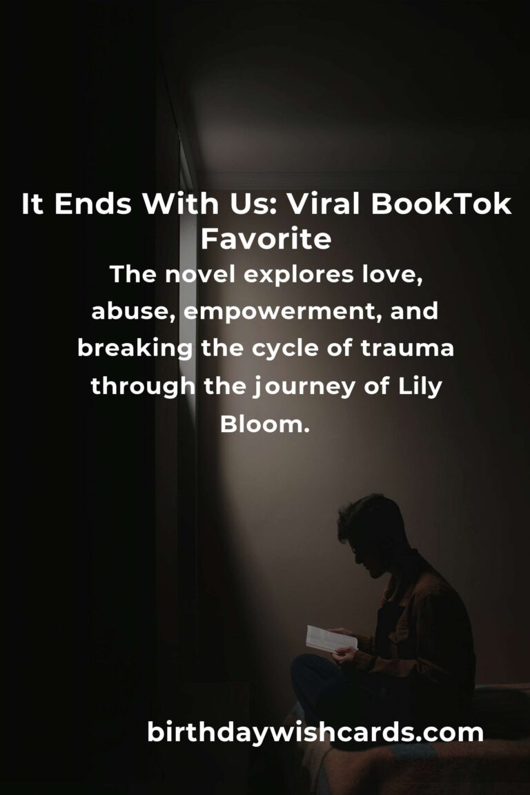 BookTok Made Me Read It: An In-Depth Review of 'It Ends With Us'