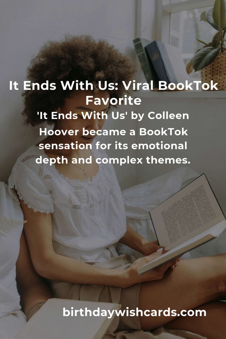 BookTok Made Me Read It: An In-Depth Review of 'It Ends With Us'