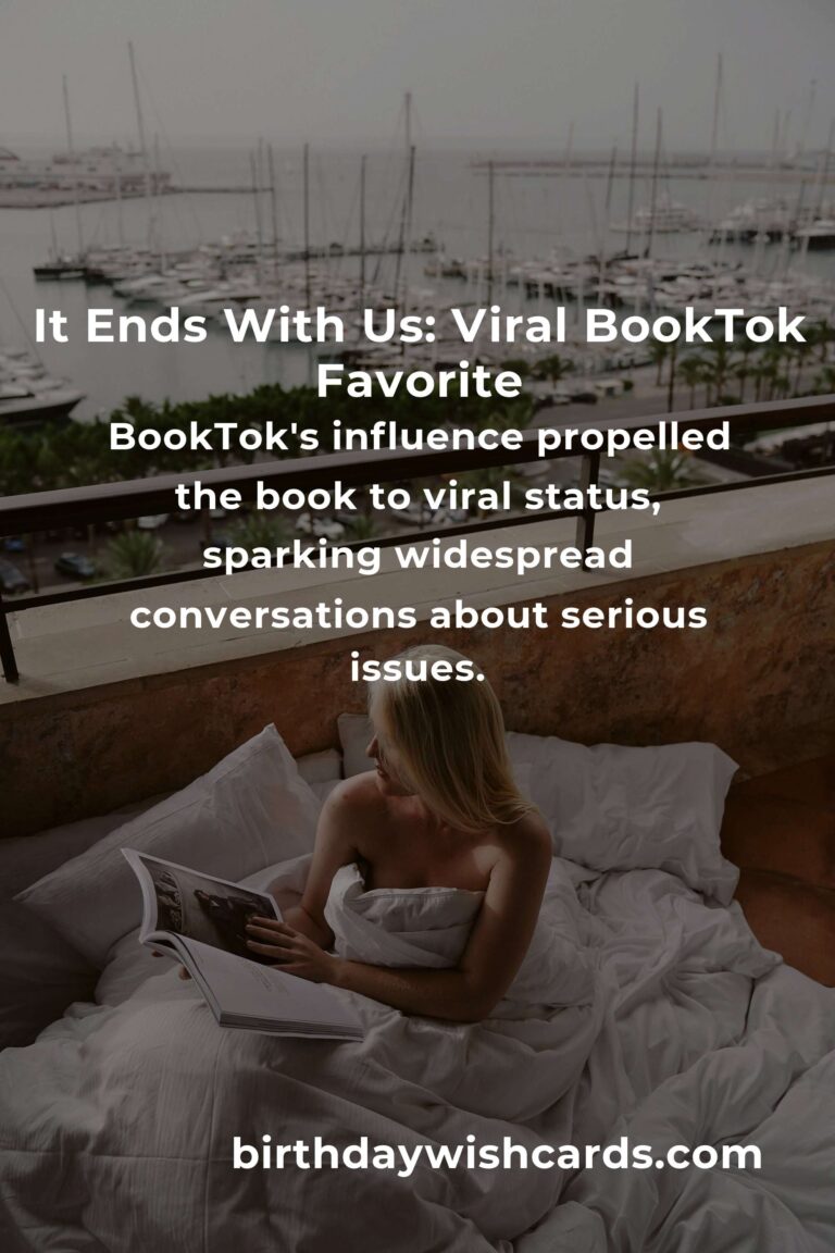 BookTok Made Me Read It: An In-Depth Review of 'It Ends With Us'