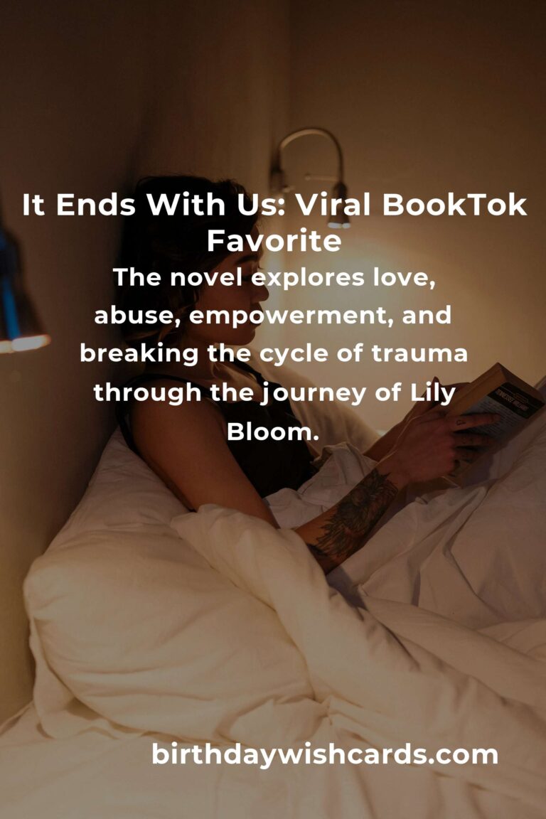 BookTok Made Me Read It: An In-Depth Review of 'It Ends With Us'