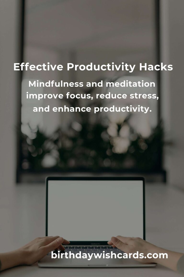 Boost Your Efficiency: 5 Tips for Mastering Productivity Hacks