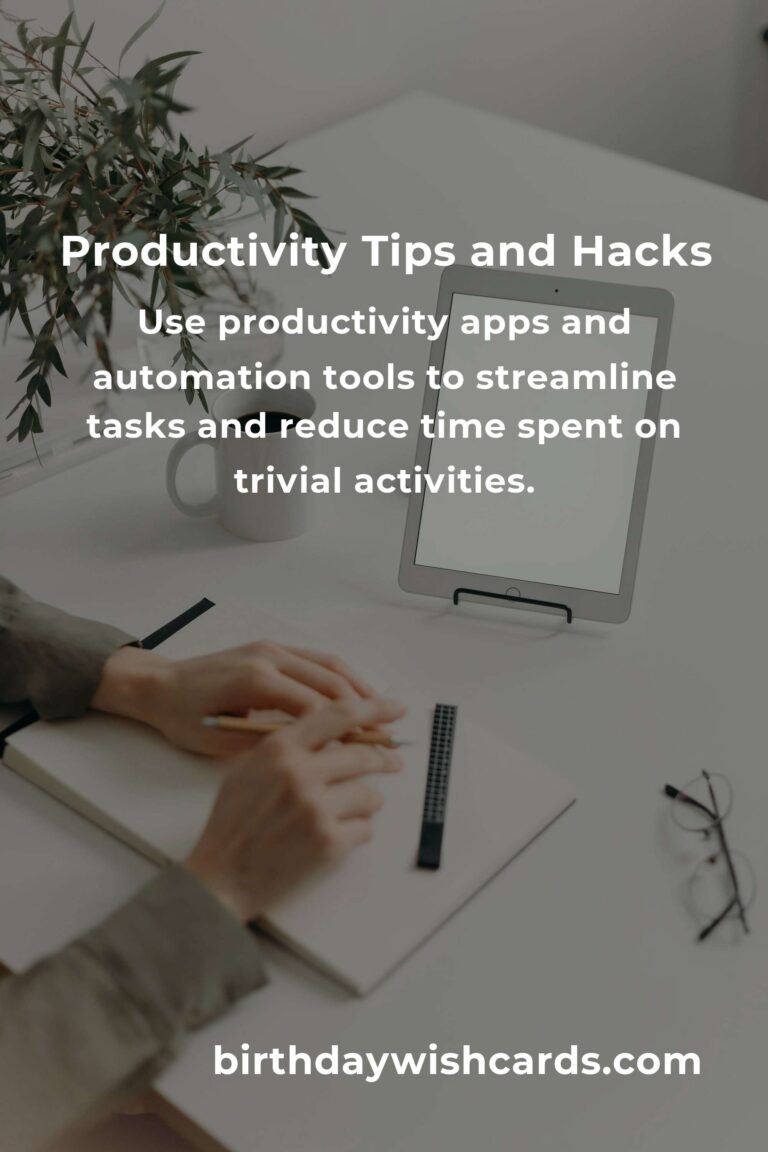 Boost Your Efficiency: 5 Tips for Productivity Hacks
