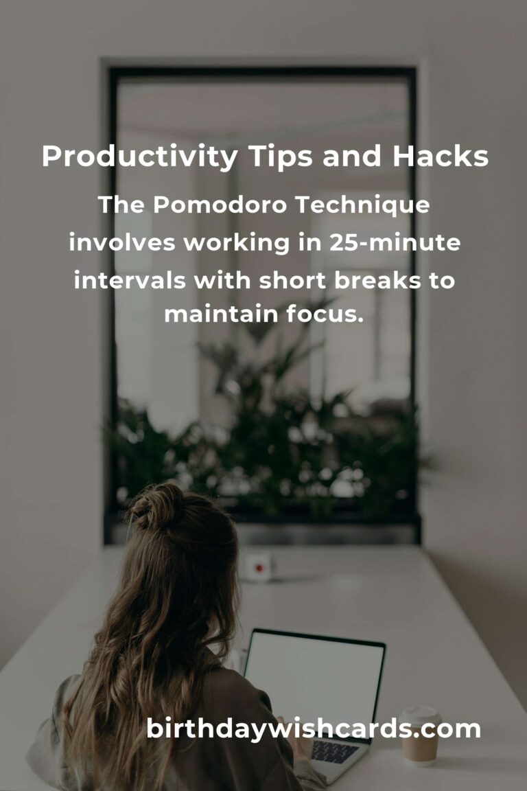 Boost Your Efficiency: 5 Tips for Productivity Hacks