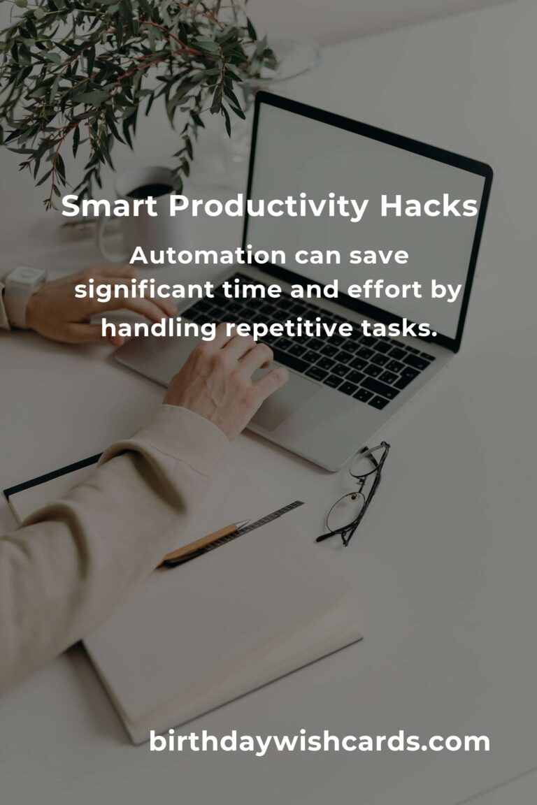 Boost Your Efficiency: Smart Productivity Hacks You Need to Know
