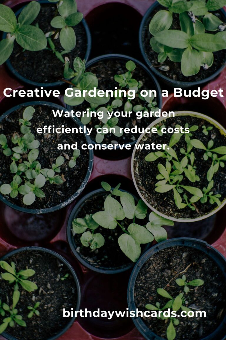 Budget-Friendly Gardening Tips: Grow a Thriving Garden Without Breaking the Bank