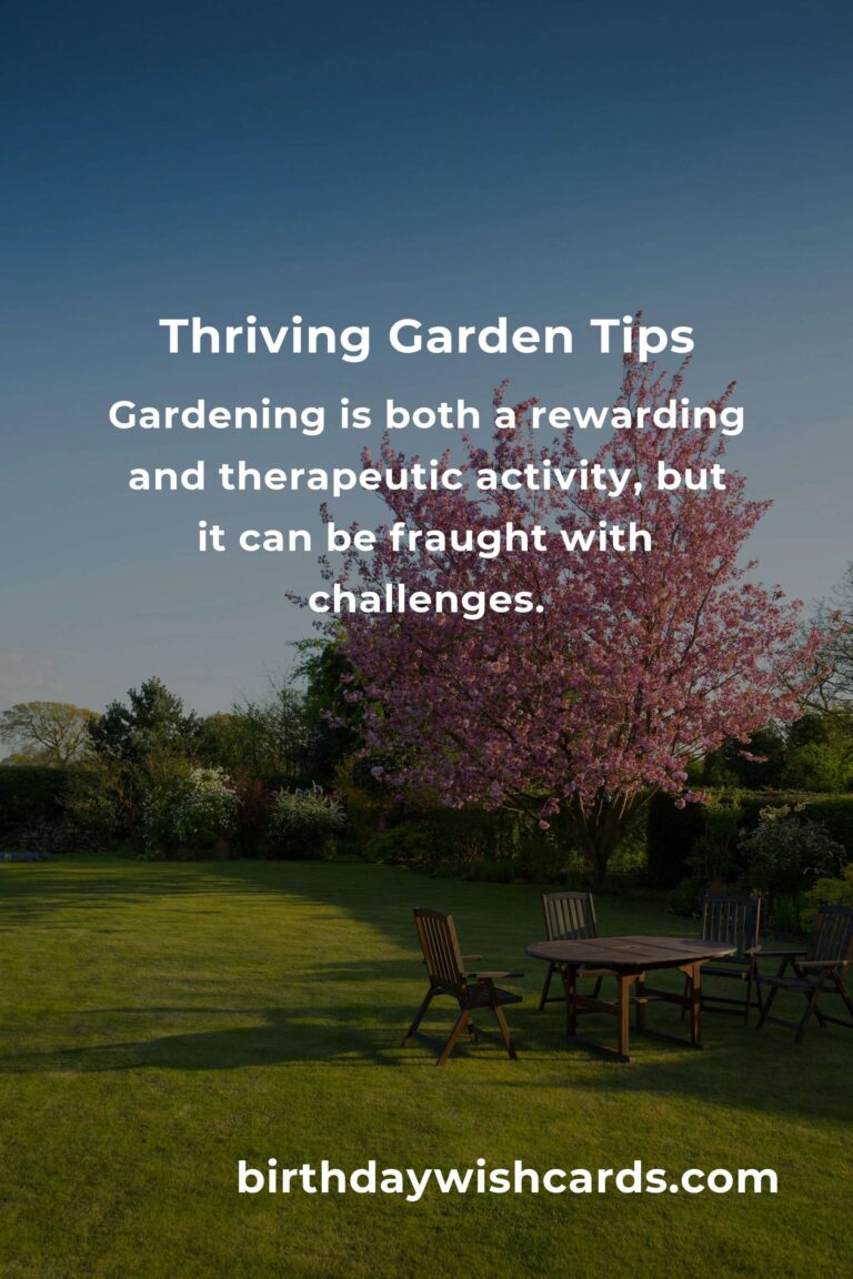 Common Gardening Mistakes and How to Avoid Them for a Thriving Garden