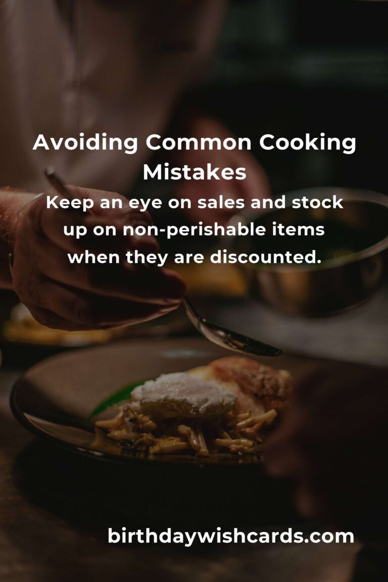 Common Mistakes in Budget-Friendly Cooking Basics and How to Avoid Them