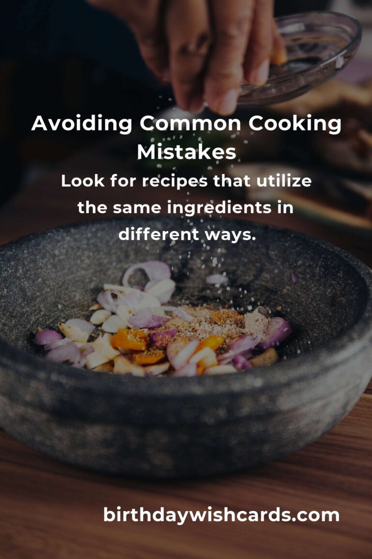 Common Mistakes in Budget-Friendly Cooking Basics and How to Avoid Them