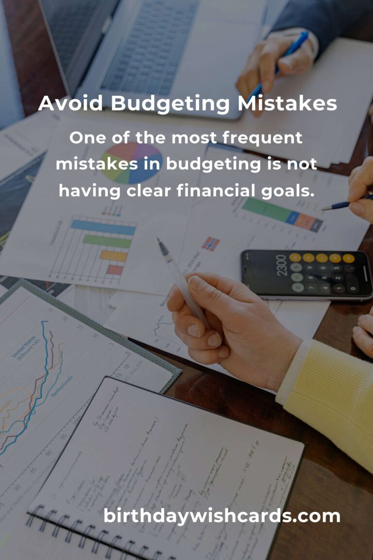 Common Mistakes in Budgeting Fundamentals (and How to Avoid Them)