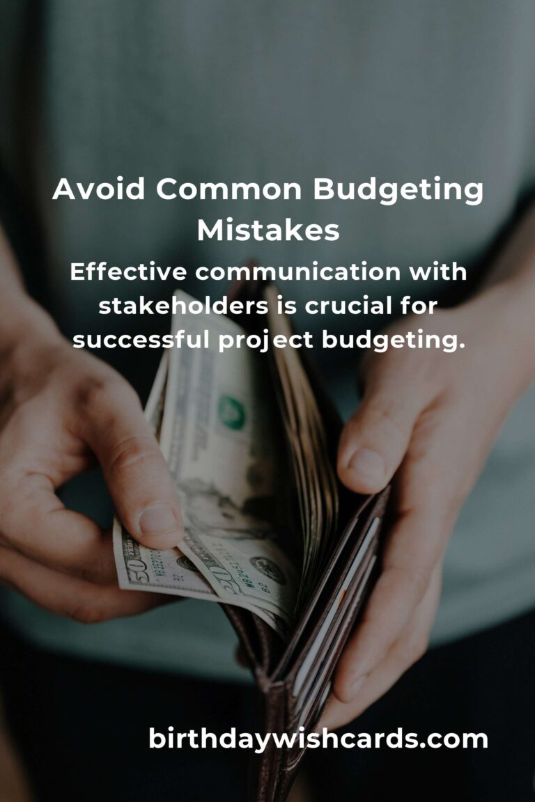 Common Mistakes in Budgeting Projects and How to Avoid Them