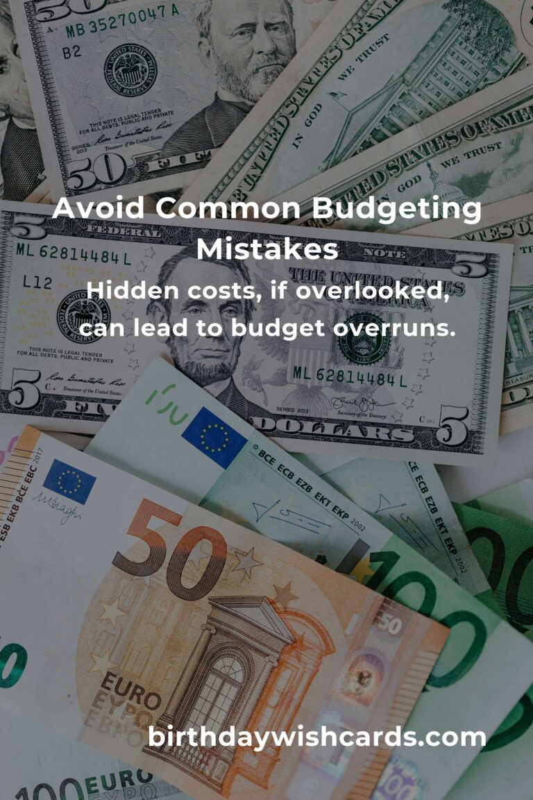 Common Mistakes in Budgeting Projects and How to Avoid Them