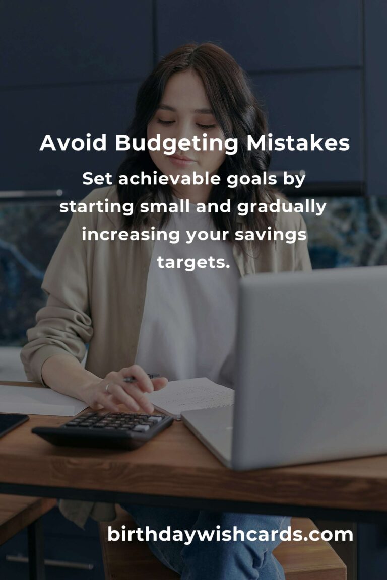 Common Mistakes in Budgeting Techniques and How to Avoid Them