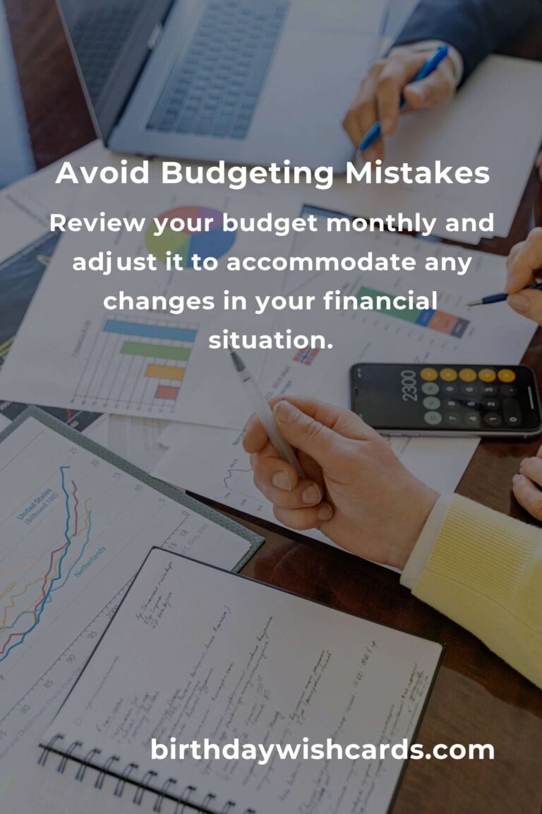 Common Mistakes in Budgeting Techniques and How to Avoid Them